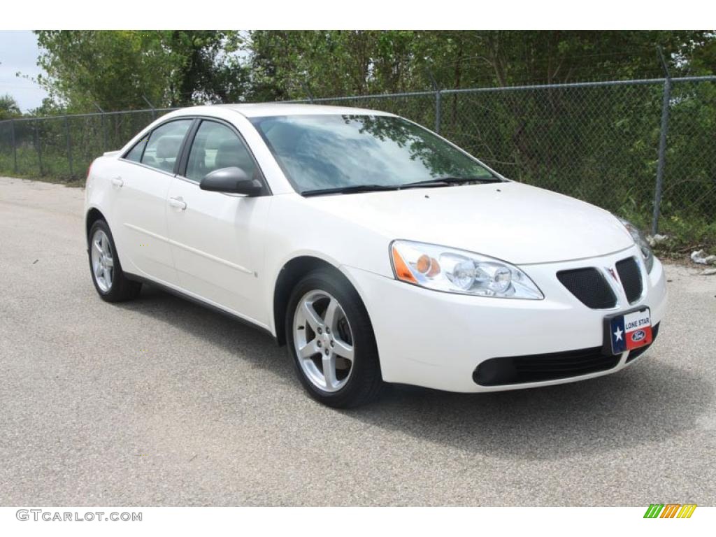 2007 G6 V6 Sedan - Ivory White / Light Taupe photo #1