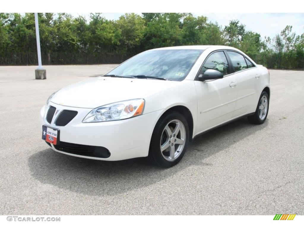 2007 G6 V6 Sedan - Ivory White / Light Taupe photo #8