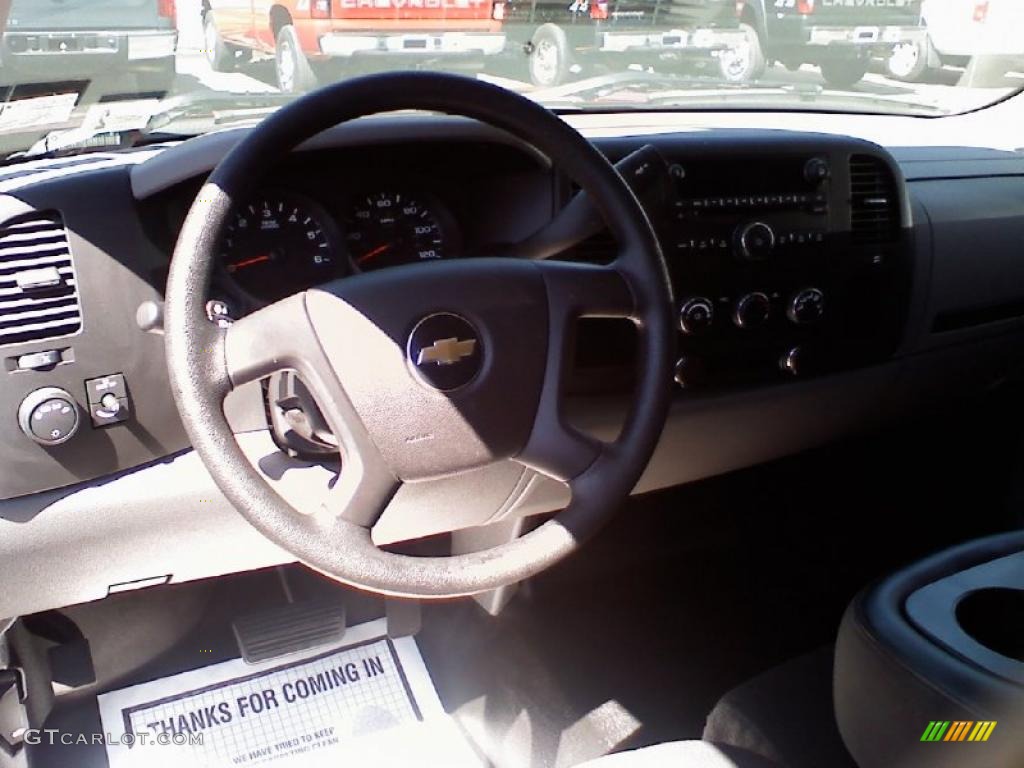 2009 Silverado 1500 LS Extended Cab - Deep Ruby Red Metallic / Dark Titanium photo #6