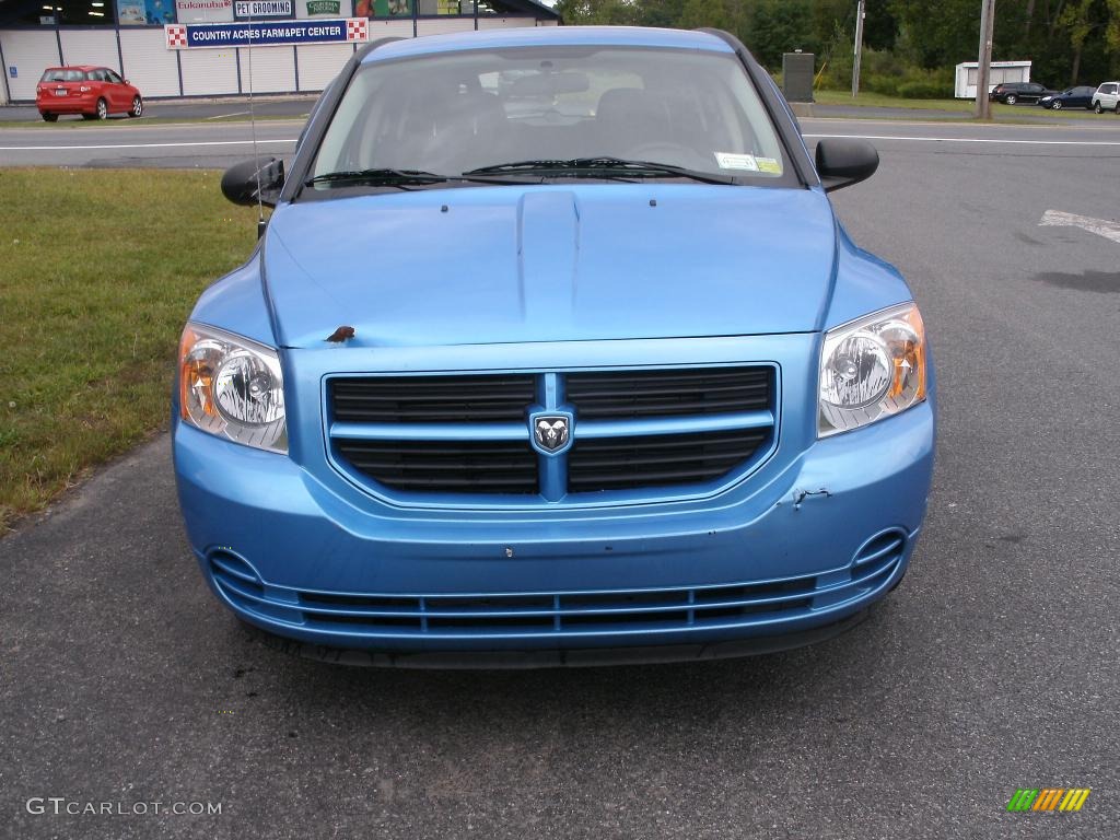 2008 Caliber SE - Surf Blue Pearl / Dark Slate Gray photo #2