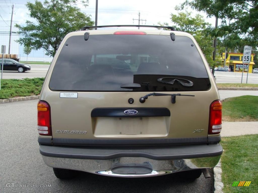 1999 Explorer XLT 4x4 - Harvest Gold Metallic / Medium Prairie Tan photo #6
