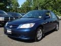 2005 Eternal Blue Pearl Honda Civic EX Sedan  photo #1