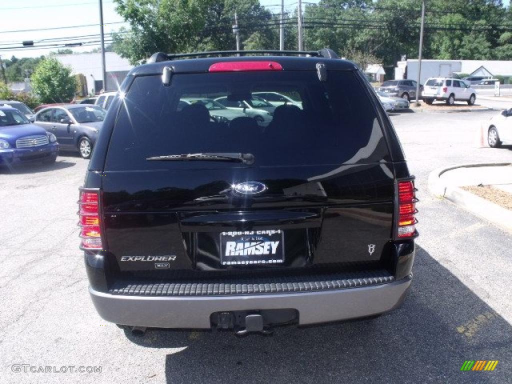 2003 Explorer XLT 4x4 - Black / Graphite Grey photo #6