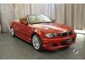 2006 Electric Red BMW 3 Series 330i Convertible  photo #7