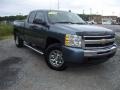 2009 Blue Granite Metallic Chevrolet Silverado 1500 LS Extended Cab 4x4  photo #3