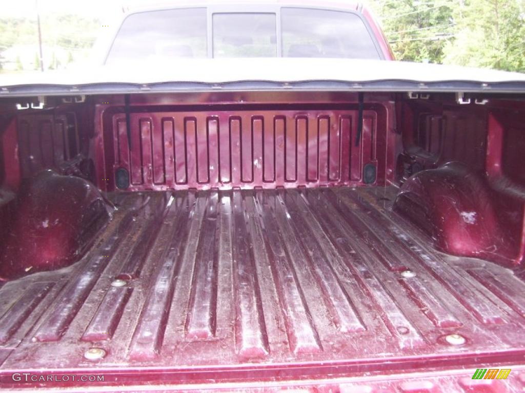 2005 F150 XLT SuperCab 4x4 - Dark Toreador Red Metallic / Tan photo #7