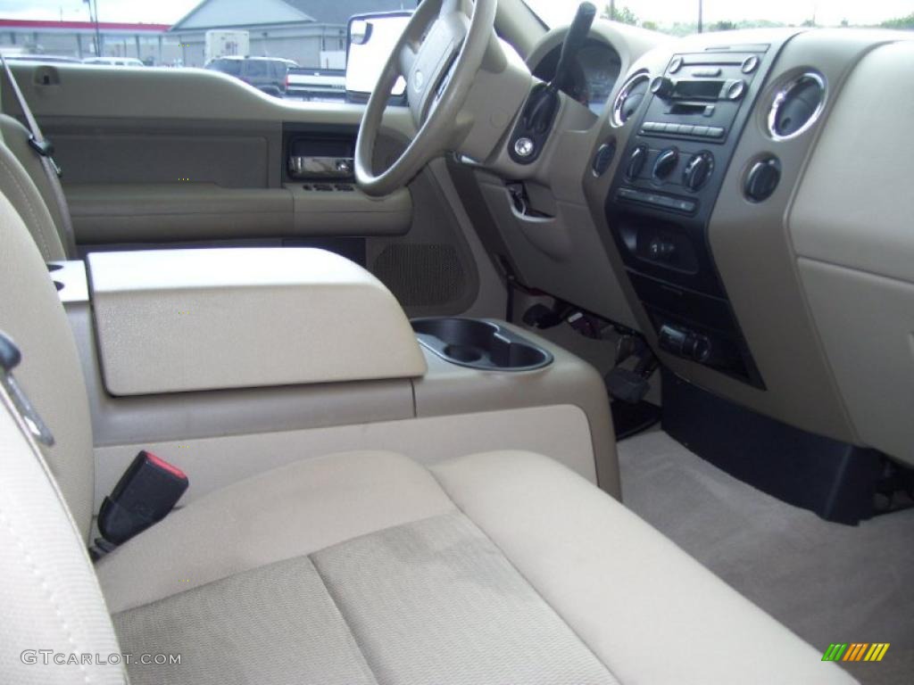 2005 F150 XLT SuperCab 4x4 - Dark Toreador Red Metallic / Tan photo #10