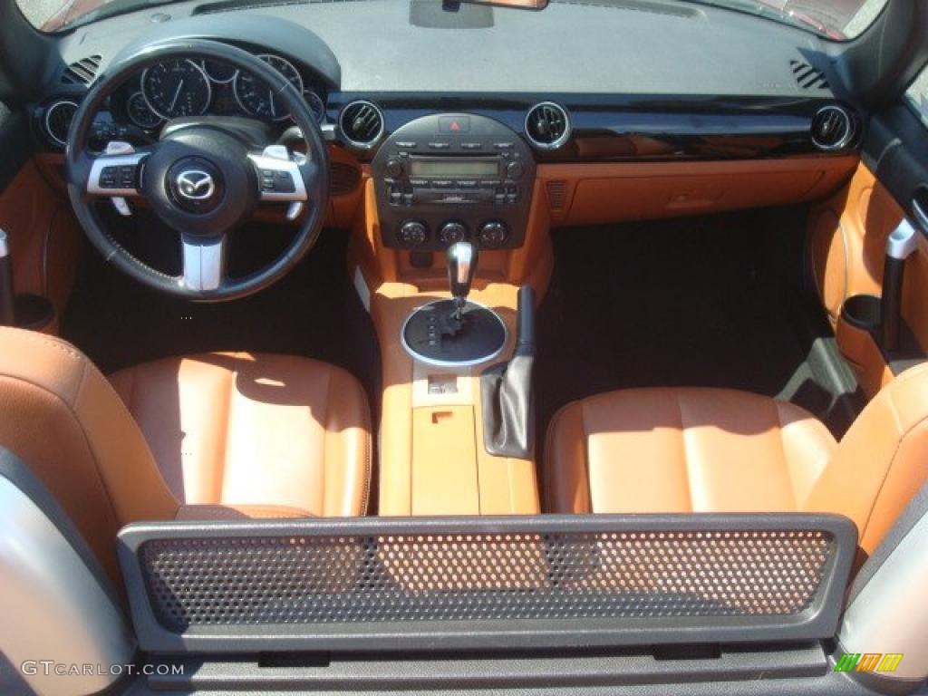 2006 MX-5 Miata Grand Touring Roadster - Copper Red Mica / Tan photo #11