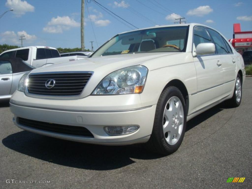 2003 LS 430 Sedan - Crystal White / Ivory photo #1