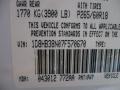 PW7: Bright White 2007 Dodge Durango SXT 4x4 Color Code