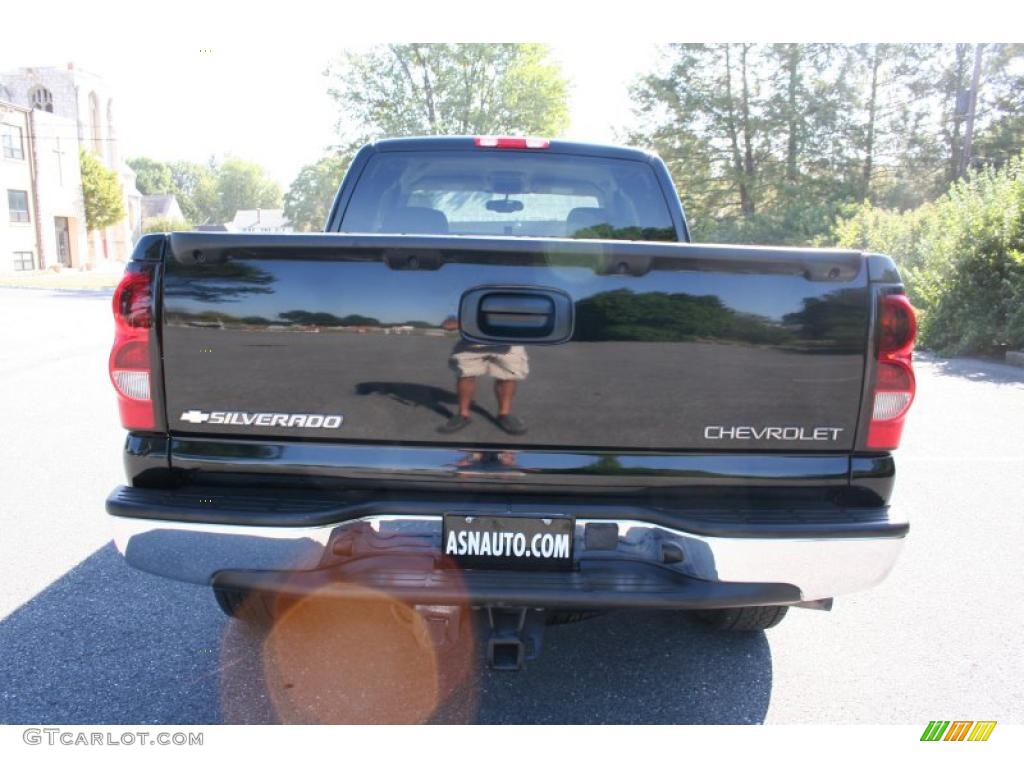 2005 Silverado 1500 Z71 Extended Cab 4x4 - Black / Tan photo #4