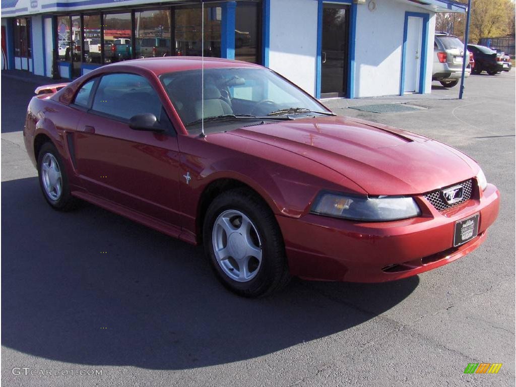 2003 Mustang V6 Coupe - Redfire Metallic / Medium Graphite photo #4