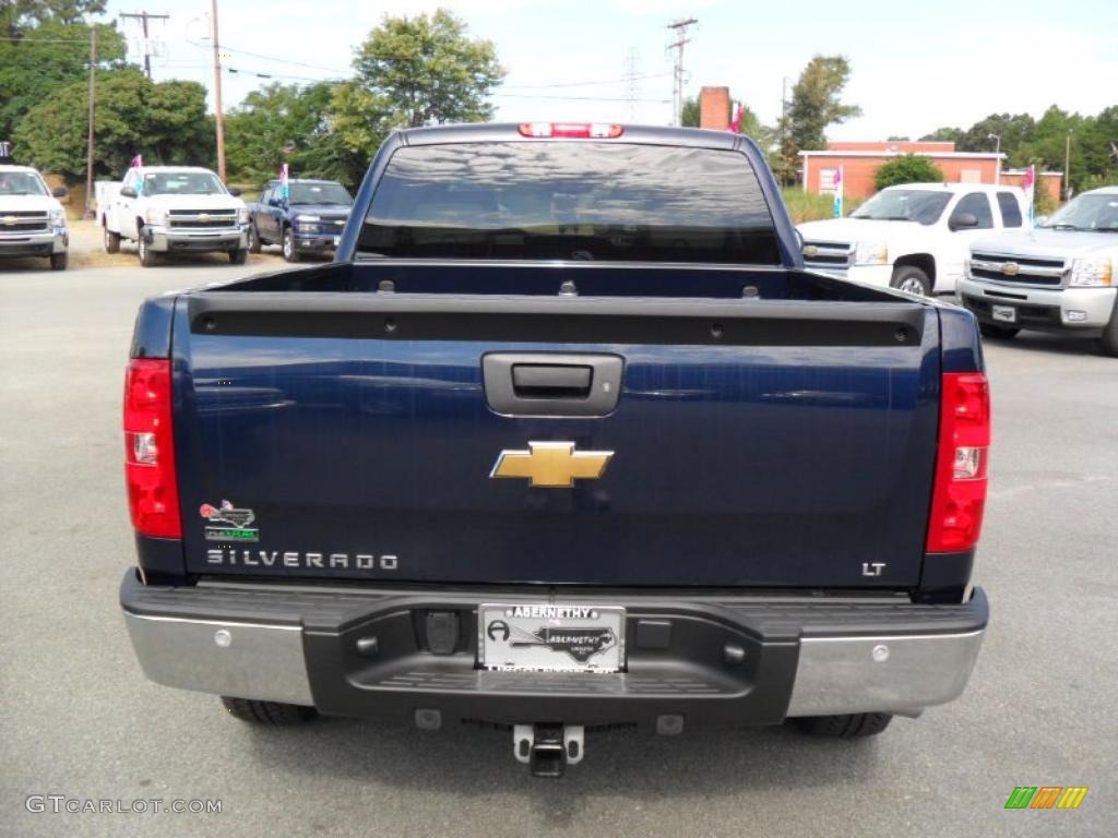 2011 Silverado 1500 LT Extended Cab 4x4 - Imperial Blue Metallic / Light Titanium/Ebony photo #3