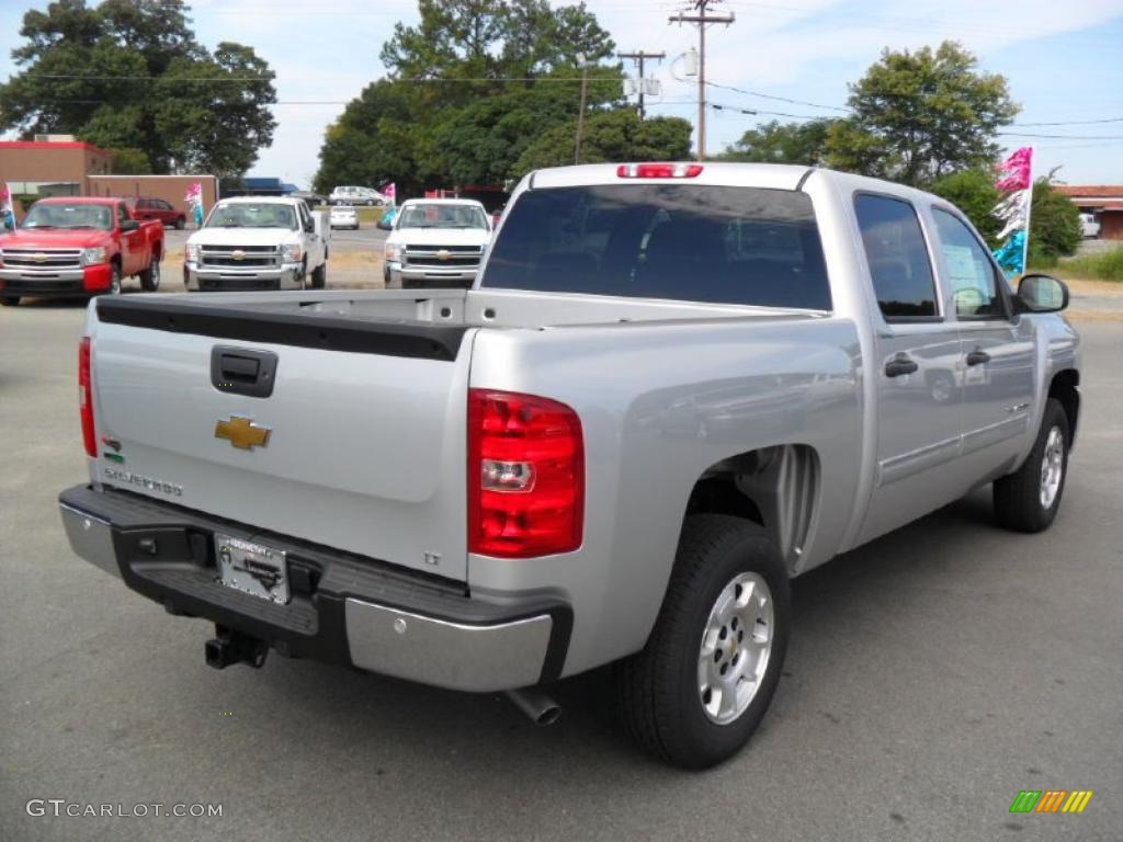 2011 Silverado 1500 LT Crew Cab - Sheer Silver Metallic / Ebony photo #4