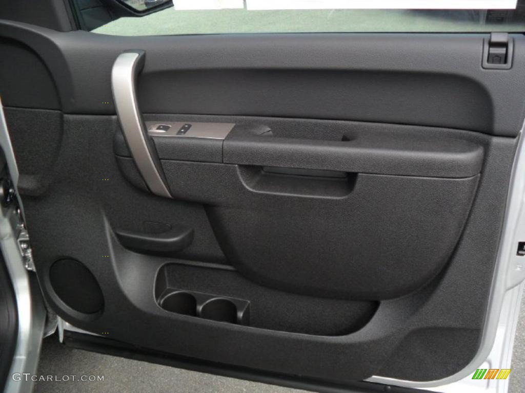 2011 Silverado 1500 LT Crew Cab - Sheer Silver Metallic / Ebony photo #20