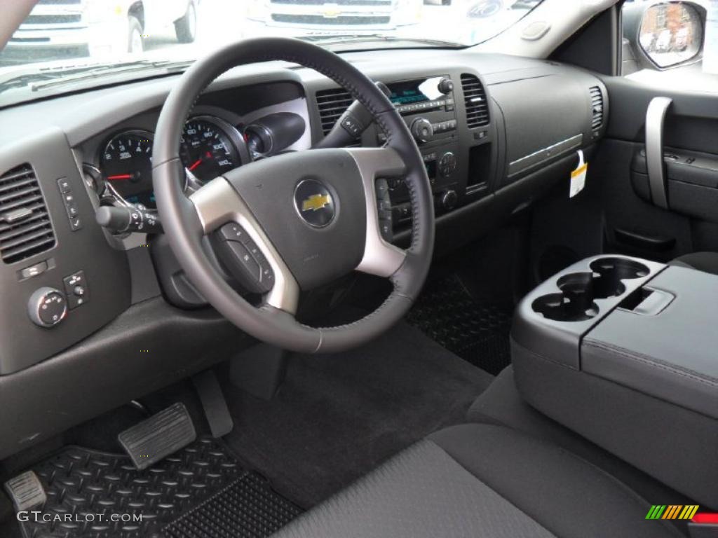 2011 Silverado 1500 LT Crew Cab - Sheer Silver Metallic / Ebony photo #24