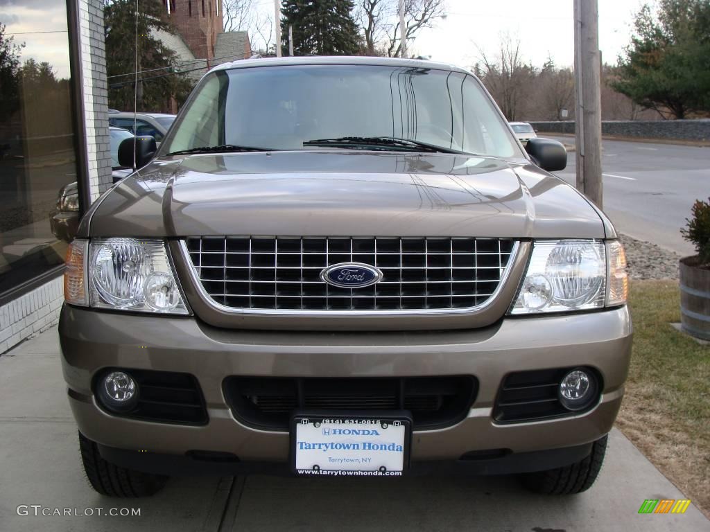 2004 Explorer XLT 4x4 - Mineral Grey Metallic / Medium Parchment photo #2