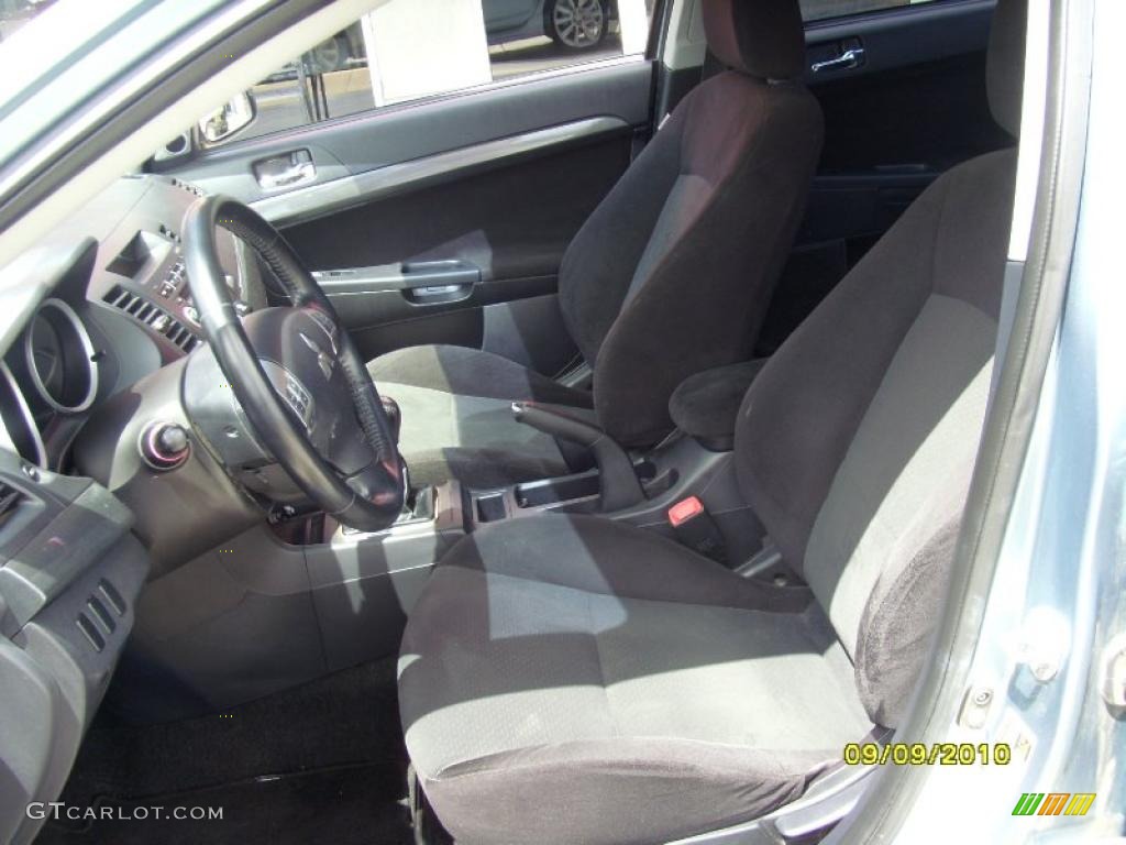 2008 Lancer GTS - Aqua Metallic / Black photo #9