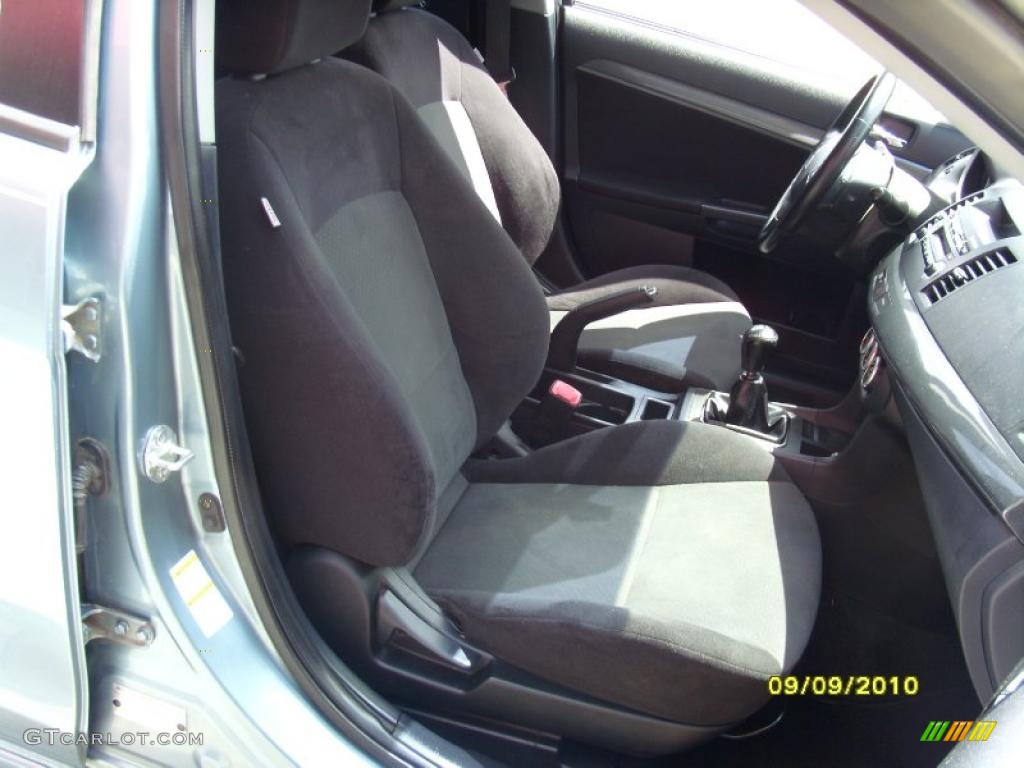 2008 Lancer GTS - Aqua Metallic / Black photo #12