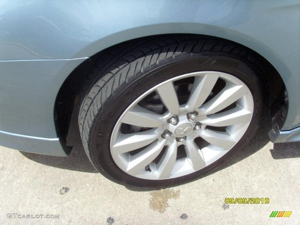 2008 Lancer GTS - Aqua Metallic / Black photo #18