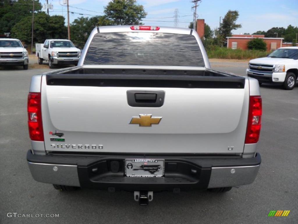 2011 Silverado 1500 LT Crew Cab 4x4 - Sheer Silver Metallic / Ebony photo #3