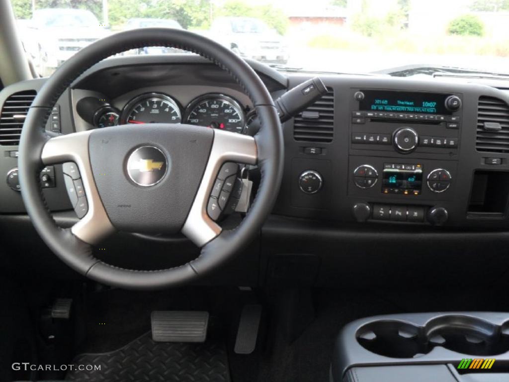 2011 Silverado 1500 LT Crew Cab 4x4 - Sheer Silver Metallic / Ebony photo #15