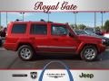 2006 Inferno Red Pearl Jeep Commander Limited 4x4  photo #1