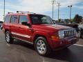 2006 Inferno Red Pearl Jeep Commander Limited 4x4  photo #2