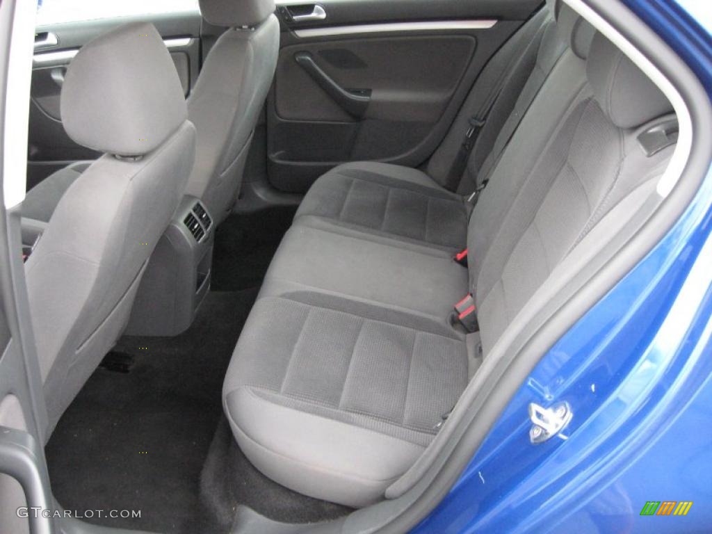 2008 Jetta S Sedan - Laser Blue Metallic / Anthracite Black photo #14