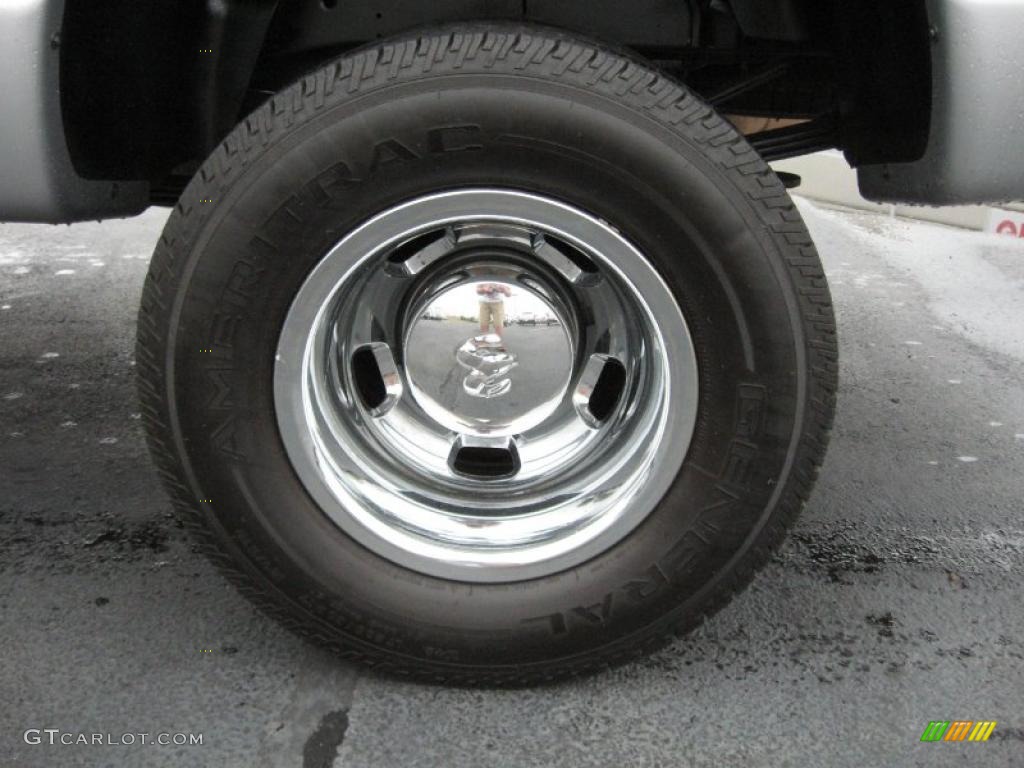 2009 Ram 3500 Big Horn Edition Quad Cab 4x4 Dually - Bright Silver Metallic / Medium Slate Gray photo #19