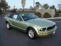 2006 Legend Lime Metallic Ford Mustang V6 Deluxe Convertible  photo #1