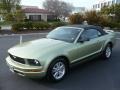 2006 Legend Lime Metallic Ford Mustang V6 Deluxe Convertible  photo #3