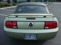 2006 Legend Lime Metallic Ford Mustang V6 Deluxe Convertible  photo #5