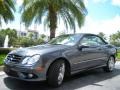 2008 Steel Grey Metallic Mercedes-Benz CLK 550 Cabriolet  photo #2