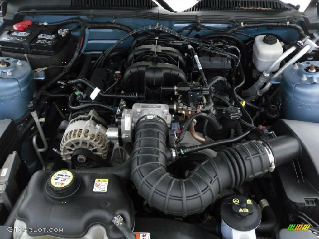 2007 Mustang V6 Deluxe Coupe - Windveil Blue Metallic / Dark Charcoal photo #22