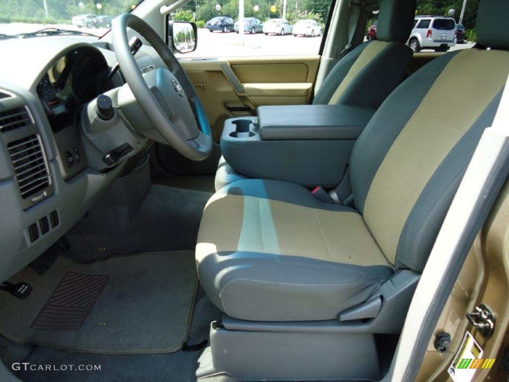 2004 Titan XE Crew Cab - Copper / Sand/Steel photo #5
