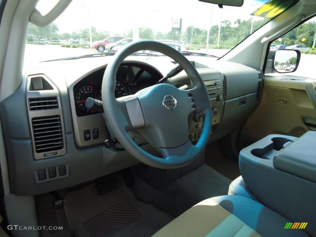 2004 Titan XE Crew Cab - Copper / Sand/Steel photo #6
