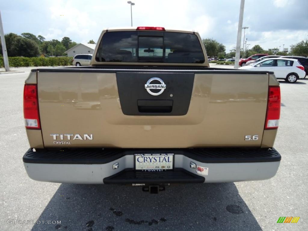 2004 Titan XE Crew Cab - Copper / Sand/Steel photo #11