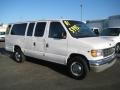 Oxford White 2001 Ford E Series Van E350 Super Duty Passenger Extended