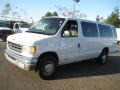 2001 Oxford White Ford E Series Van E350 Super Duty Passenger Extended  photo #3