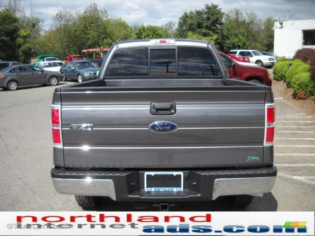 2010 F150 XLT SuperCab 4x4 - Sterling Grey Metallic / Medium Stone photo #7