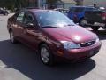 2007 Dark Toreador Red Metallic Ford Focus ZX4 S Sedan  photo #4