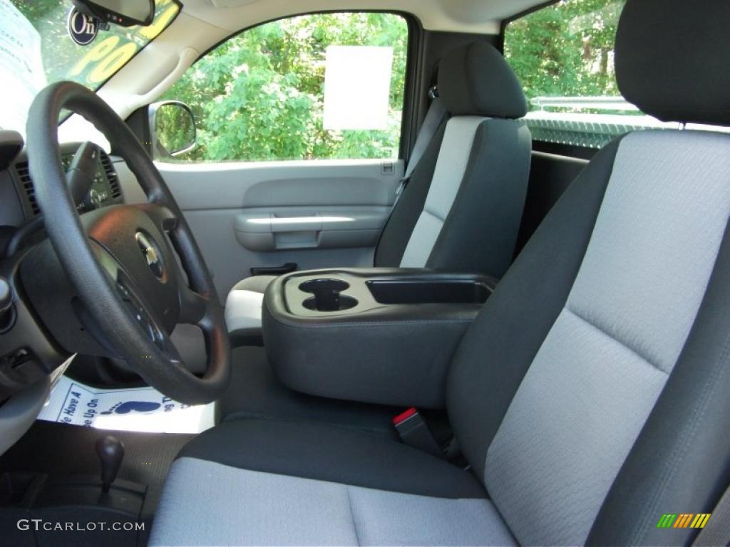 2009 Silverado 1500 Regular Cab 4x4 - Blue Granite Metallic / Dark Titanium photo #10