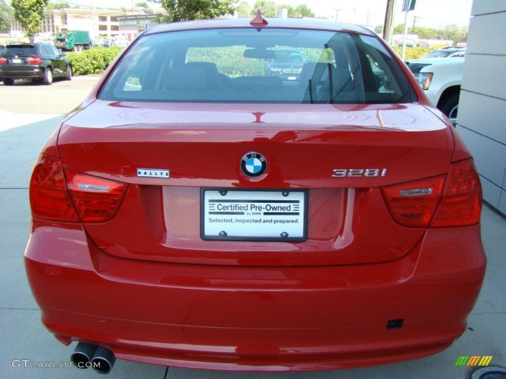 2010 3 Series 328i xDrive Sedan - Crimson Red / Black photo #4