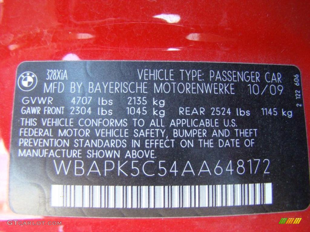 2010 3 Series 328i xDrive Sedan - Crimson Red / Black photo #15