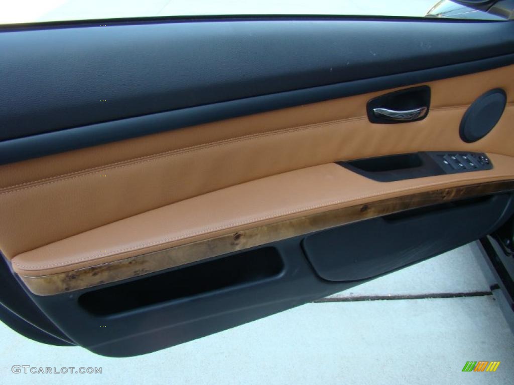 2007 3 Series 328i Convertible - Jet Black / Saddle Brown/Black photo #7