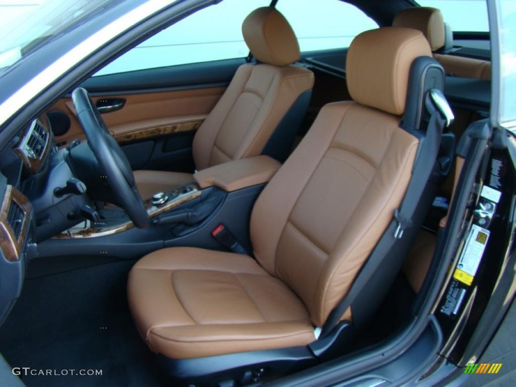 2007 3 Series 328i Convertible - Jet Black / Saddle Brown/Black photo #8