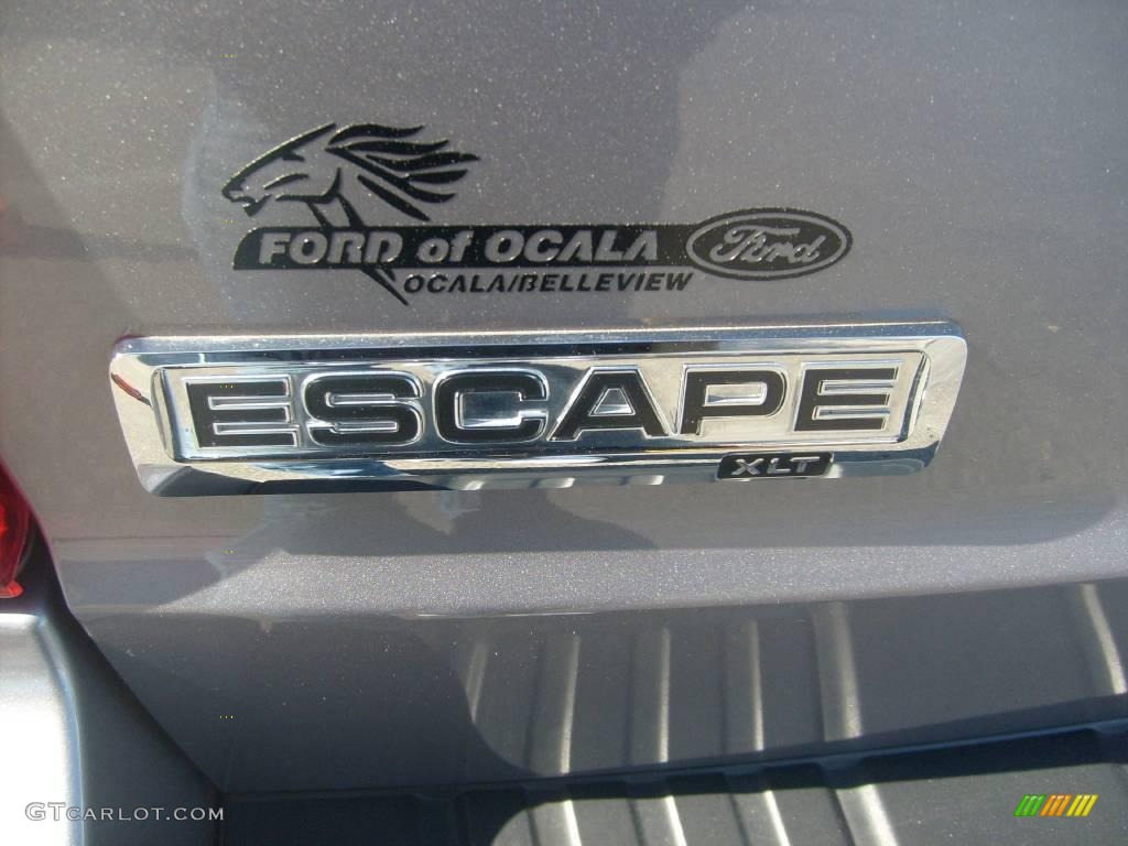 2008 Escape XLT V6 - Tungsten Grey Metallic / Camel photo #10