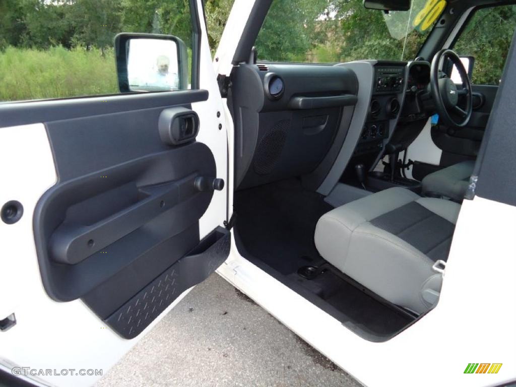 Dark Slate Gray/Medium Slate Gray Interior 2008 Jeep Wrangler X 4x4 Right Hand Drive Photo #36128554