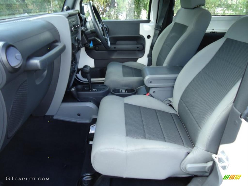 Dark Slate Gray/Medium Slate Gray Interior 2008 Jeep Wrangler X 4x4 Right Hand Drive Photo #36128570